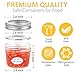 UrSpeedtekLive 40 Pack 4 oz Mason Jars with Regular Lids and Bands, Small Canning Jars, Mini Glass Jars for Jelly Jam Honey DIY Projects