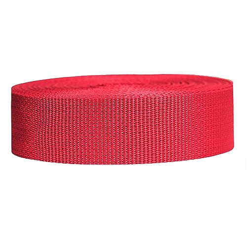 Image of Strapworks Lightweight Polypropylene Webbing - Poly Strapping for Outdoor DIY Gear Repair, Pet Collars, Crafts - 1.5 Inch by 10, 25, or 50 Yards, Over 20 Colors