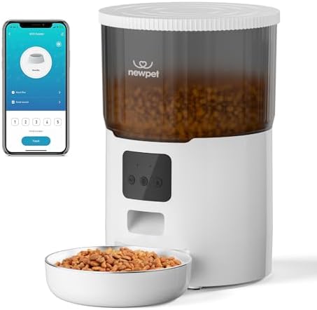 4L Alimentador Automático Cães Gatos Pets Programável Smart, Alim...