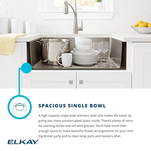 Image of Elkay EFRU30169RTWC Workstation Sink, 31-1 /2 inch, 16 Gauge
