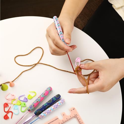 Kit de crochets professionnels avec manches souples antidérapants