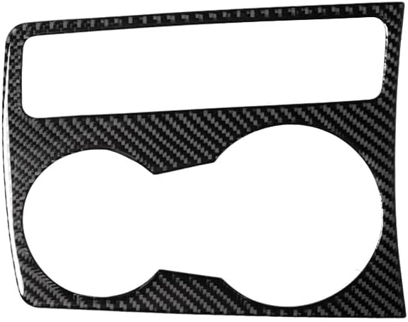 Carbon Fiber PC Vinyl Cover Trim Sticker Accessories Decoration Compatible with Audi A4 B8 BK 2009-2016 Black. (Dashboard Speedometer Tachometer 13-16)