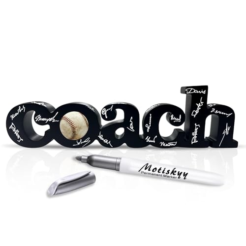 Self Standing Coach Gift with Photo or Logo - Baseball Decor