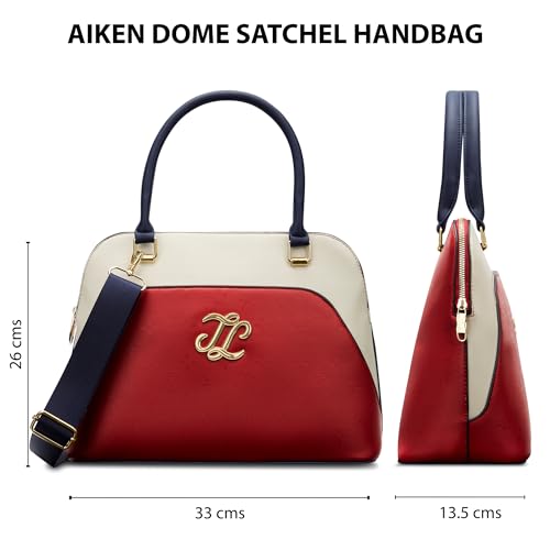 Image of Lavie Signature Women's Aiken Colourblock Dome Satchel Handbag | Satchel Bag for Work | Ladies purse | Stylish Shoulder Bag | Gift For Women
