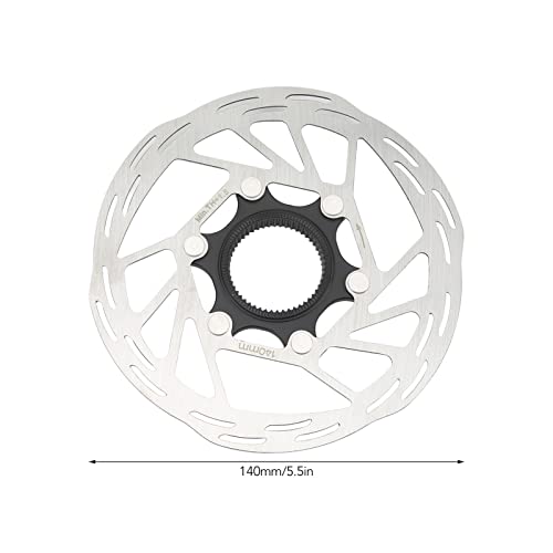 VGEBY Bike Brake Rotor, 140mm Mountain Bike Center Lock Disc Rotor with 6 Stainless Steel for Cycling Mountain Bike,MTB,BMX - Image 3