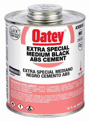 OATEY 32 OZ ABS Extra Special Black Cement (30919) (12/Each)