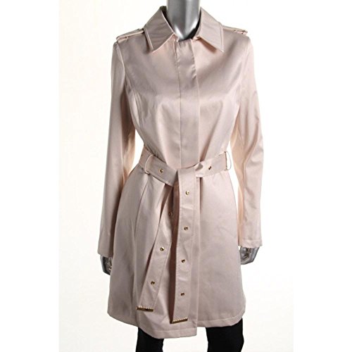 Via Spiga Women's Single Breasted Satin Trench Coat