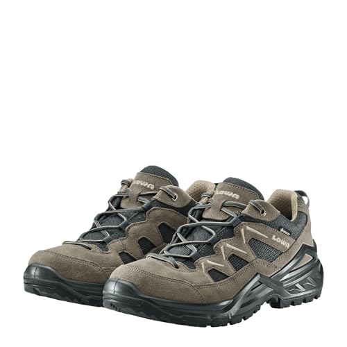 LOWA SIRKOS EVO GTX LO Sportschuhe Herren Wanderschuh Braun Freizeit, Schuhgröße:EUR 46 | UK 11