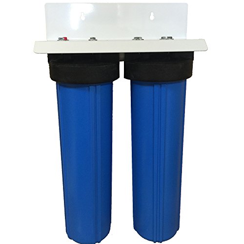 New Arrivals AFWFilters CF2-4520-85SD-PENTEK 20-inch 2 Stage UPGRADED PENTEK Big Blue Whole House Water Filter with Catalytic Carbon/KDF85