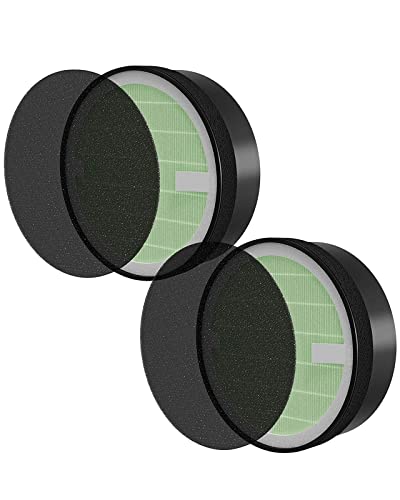 Verbesserter LV-H132 Filter kompatibel mit LEVOIT Luftreiniger, Haustierallergiefilter mit Aktivkohle, Teilenummer LV-H132-RF, 2er-Pack Cover