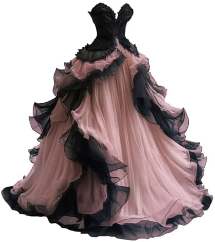 Mauuwy Gothic Wedding Dresses Sweetheart Tiered Dominica | Ubuy Mauuwy Gothic Wedding Dresses Sweetheart Tiered Dominica | Ubuy