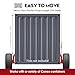 2 Pack Shipping Container Wheels 8-Lug Wheels Kit, Shipping Container Accessories, Heavy-Duty Shipping Container Axles with Heavy Duty Ratchet Tie Down-Moves 20ft - 40ft, Shipping Container