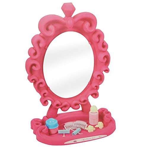 Ma ciò che rende davvero speciale questa specchiera è che può essere attaccata anche al muro! Inoltre all'interno della confezione troverai tantissimi accessori per i tuoi capelli come fermagli, mollette, bigodini e tanto altro ancora!