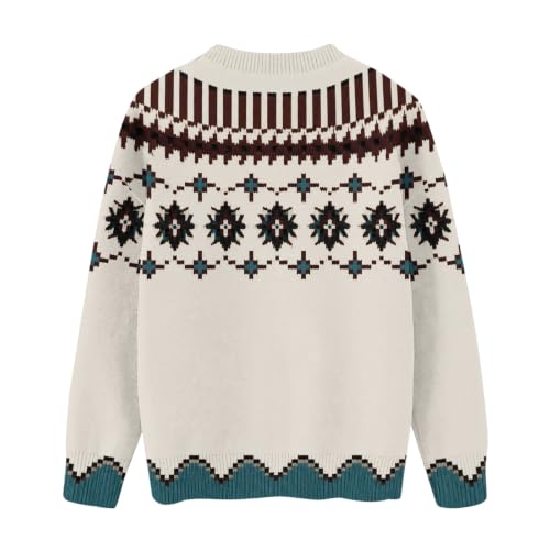 Cable Knit Sweater Women Cozy Comfortable Tops Ribbed Sleeve Tops - image 5