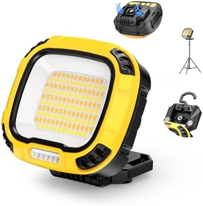 Lampe De Travail Rechargeable Zistel 1800 Lumens LED - Magnétique, Puissante, Pour Atelier