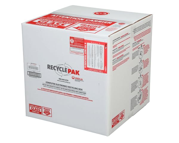 Large Electronics Recycling Box (Holds up to 70 lbs. of E-Waste, E-Scrap) RecyclePak 061CH