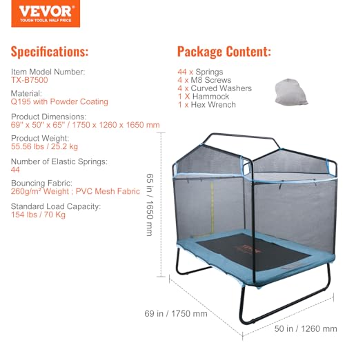Vevor 6FT TRAMPOLINE 72 Inch Indoor/Outdoor Trampoline thumb #6