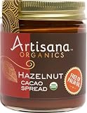 Artisana Organics Hazelnut Cacao Spread, 8 oz | No Palm Oil, Sweetened with Coconut Sugar