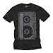 MAKAYA Men's Hip Hop T-Shirt Dj Mix Tape Black Size L
