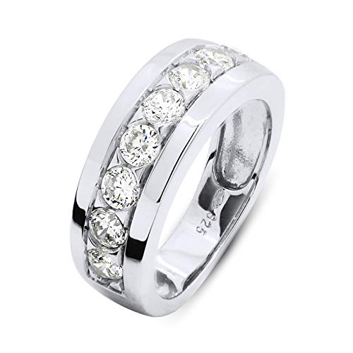 Essens - ALLIANCE - Collection Joaillerie Prestige - Argent Massif 925 Millièmes - Oxyde de Zirconium - Bijou Femme