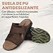 Imagen de riemot Sandalias Hombre Piel Zuecos de Dedo Abierto con Amortiguación Sandals Ligeras Para Paseos Diarios y Salidas al Aire Libre Zapatos Verano Transpirables Para Pesca Perro y Excursiones 44 EU
