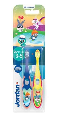 Jordan Toothbrush Step 2 (3-5) 2 Pack