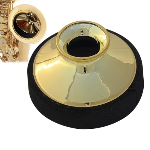 サックス 消音器、 アルトサックス用 消音器 サイレンサー, 防音アクセサリー,軽量ノイズ低減デバイス 練習用,軽量防音アクセサリー 録音スタジオ用ノイズ除去 消音対策