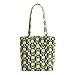 Vera Bradley Women's Premium Cotton Small Original Zip Tote Bag, Daffodils, One Size