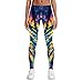 PEIJIAN Psychedelic Ghette delle Donne Spandex Vertigini Astratta Stampati Pantaloni Harajuku Leggins Gotico 3D Jeggings Stampa NWK0461 M