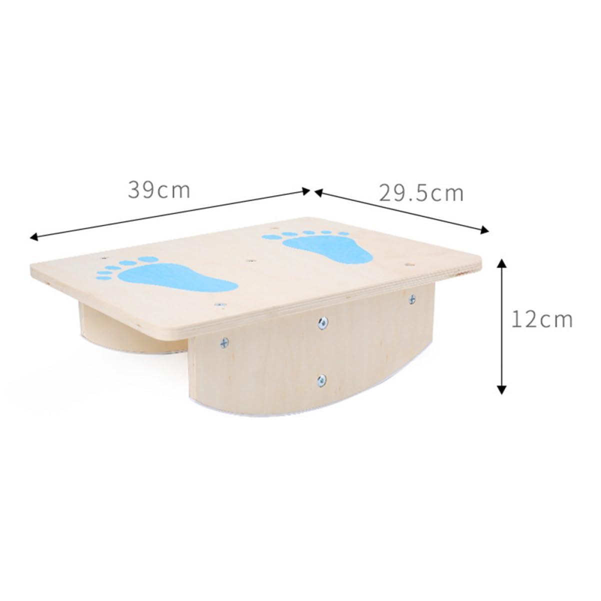 Garneck Children's Balance Training Chair Wooden Single Foot Stool Vestibular Early Education Tool for Kindergarten Boys and Girls