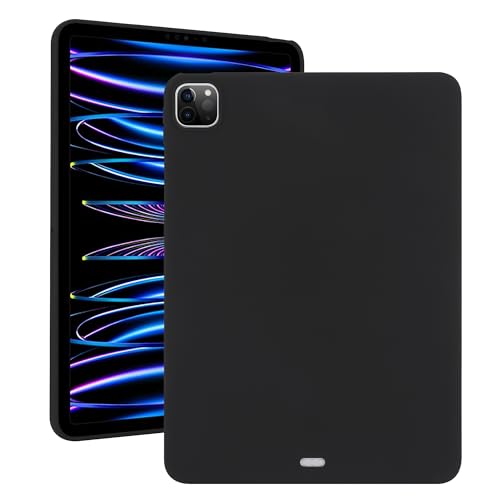 UUcovers for Apple iPad Pro 13 Inch Tablet Case (M5/M4) 2025/2024, Slim Lightweight Thin Flexible Soft TPU Back Shockproof Cover Anti-Scratch Protective Silicone Bumper Drop Protection Shell, Black by UUcovers - Used condition - US$16.75