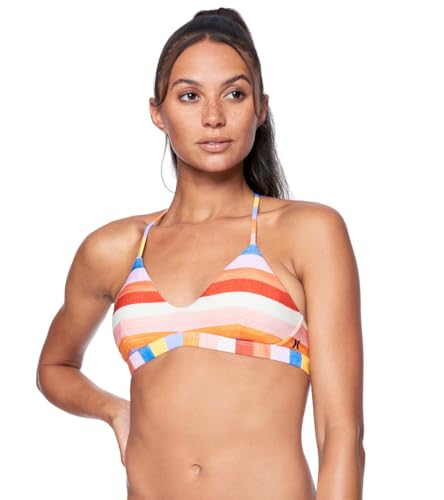 Maillot de bain Multi Retro Stripe Hurley : le haut réglable idéal pour vos journées plage
