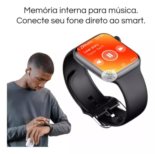 Relógio Smartwatch GS9 Mini Séries 9 41mm com Resistência à Água IP67 com Modos Esportivos Recebe No