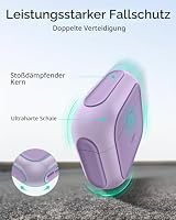 ESR Hülle für AirPods 5/4, Kabelloses Laden, Magnetischer Deckel, Lila – Ansicht 6