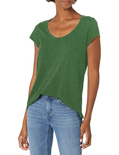 Velvet By Graham & Spencer Womens Kira Originals Scoopneck Tee T Shirt, Grass, Small Us #TOP26