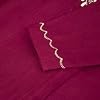 mustmom Baby Boy Kurta Set For Annaprashan | Full Sleeve Soft Comfortable Traditional Ethnic Baby Panjabi Dhoti Kurta Set For Rice Ceremony Solid Food (Maroon4, 6-9 Months)