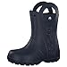 Crocs Handle It Rain Boot Unisex - Bambini Stivali da pioggia, Stivali di Gomma, Blu (Navy), 30/31 EU