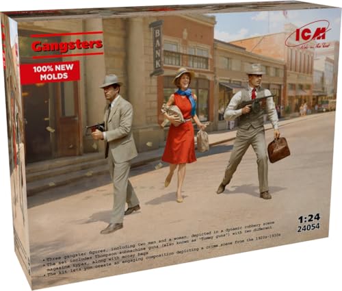 ICM 1/24 ギャングスター 3体セット 24054