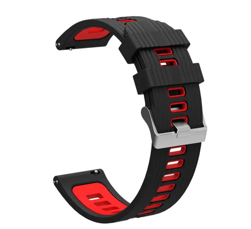 Colorcase Smart Watch Strap Compatible with CultSport Ace XR Smart Watch – Dual Tone Silicon Band