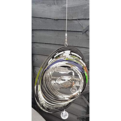 SK Style Decoración de Viento en Acero Inoxidable Cover