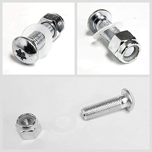 Universal Crossmember Bolt Kit Nut+Washer Works with Standard Dry Van Cargo Semi Horse Utility Trailers (Bolts 3/8?-24 Thread) (KITTX06M)