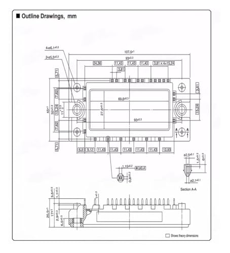7MBR25SA120-55 module de puissance moteur IGBT 25A 1200V pour variateur - 3