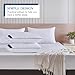 Meoflaw Pillows Standard Size Set of 4,Soft Microfiber Standard Pillows with Hollow Fiber,Hotel Quailty Bed Pillows for Sleeping 4 Pack for Back,Stomach Sleeper
