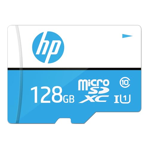 HP 128GB mx310 Class 10 U1 microSDHC Flash Memory Card – Read Speed Up to 100MB/s, Quick & Reliable Data Transfer, Ideal for HD Photography and Full HD Videography, UHS-I, for Use with Mobile Devices