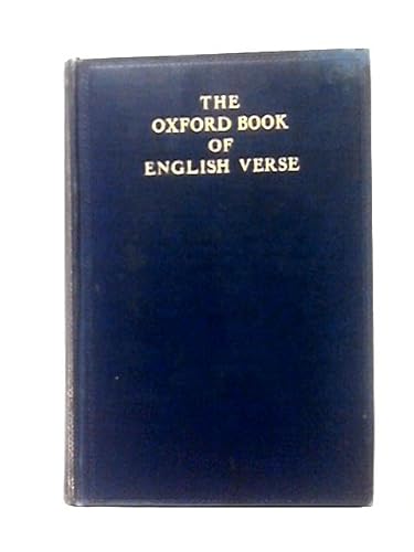 The Oxford Book Of Victorian Verse B001AG5O5O Book Cover