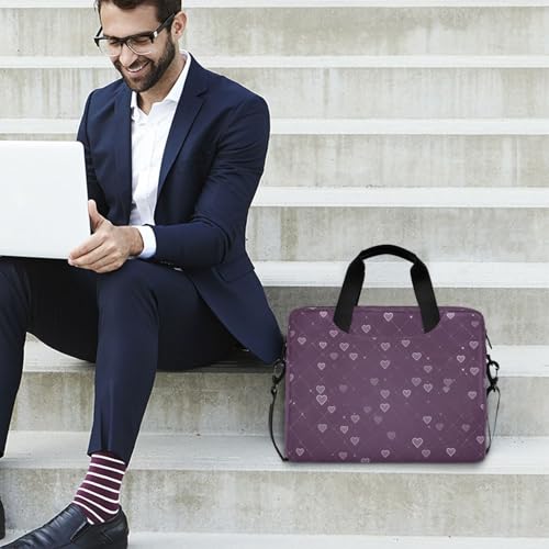 Funda maletín morada para laptop 13-15.6 pulgadas miniatura 3