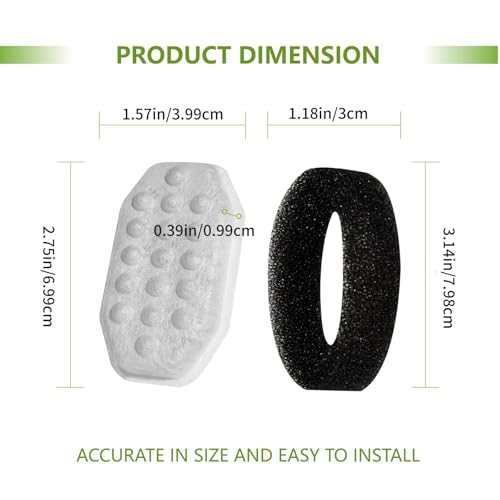 Set de 10 Filtros de Repuesto para Fuente de Agua para Gatos miniatura 3
