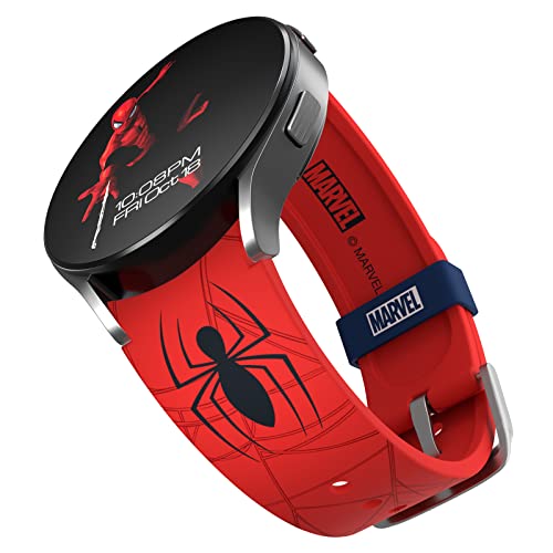 MARVEL - Spider-Man Insignia Samsung Smartwatch Band â Officially Licensed (watch not included) - 20mm