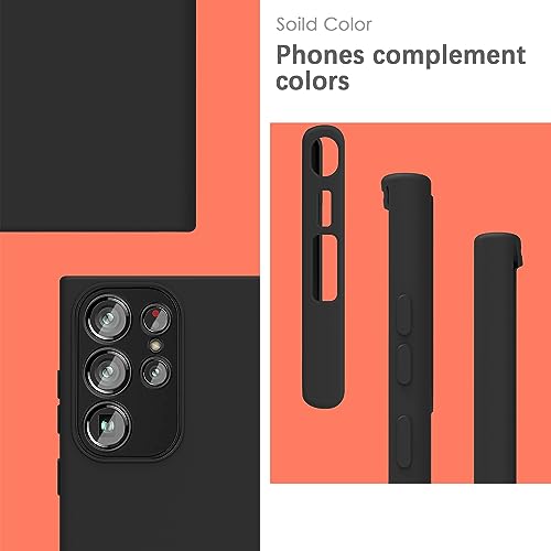 Funda de silicona para Samsung S23 Ultra YATWIN protección completa 3
