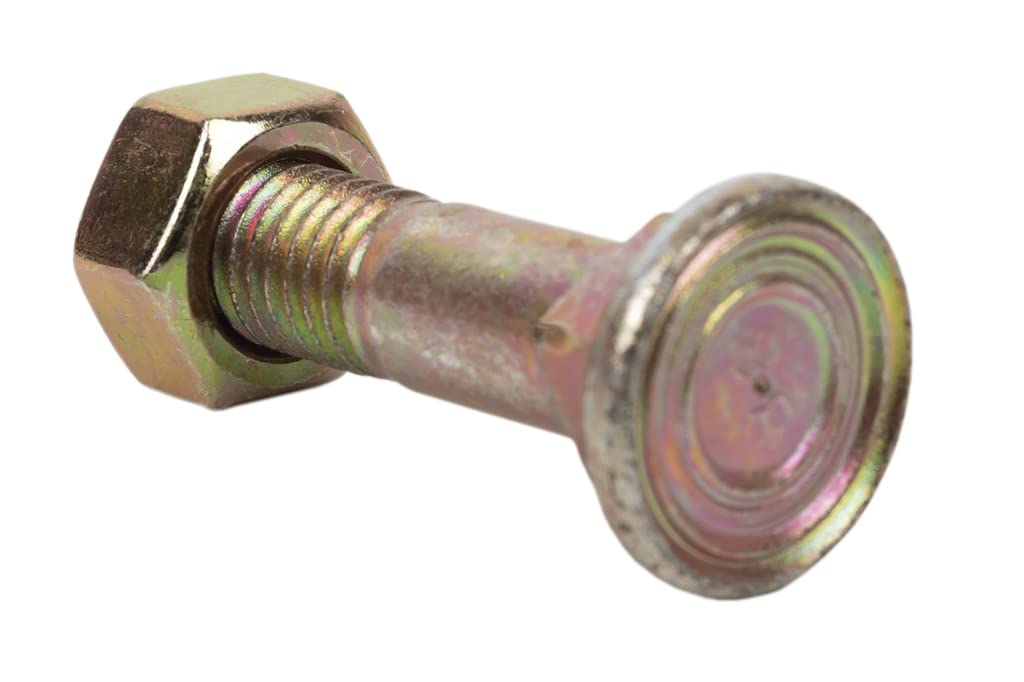 Cofan Tornillo de arado DIN 608 | Cuello cuadrado | Tuerca hexagonal DIN 934 incluida | Clase 8.8 | M7/16 x 50